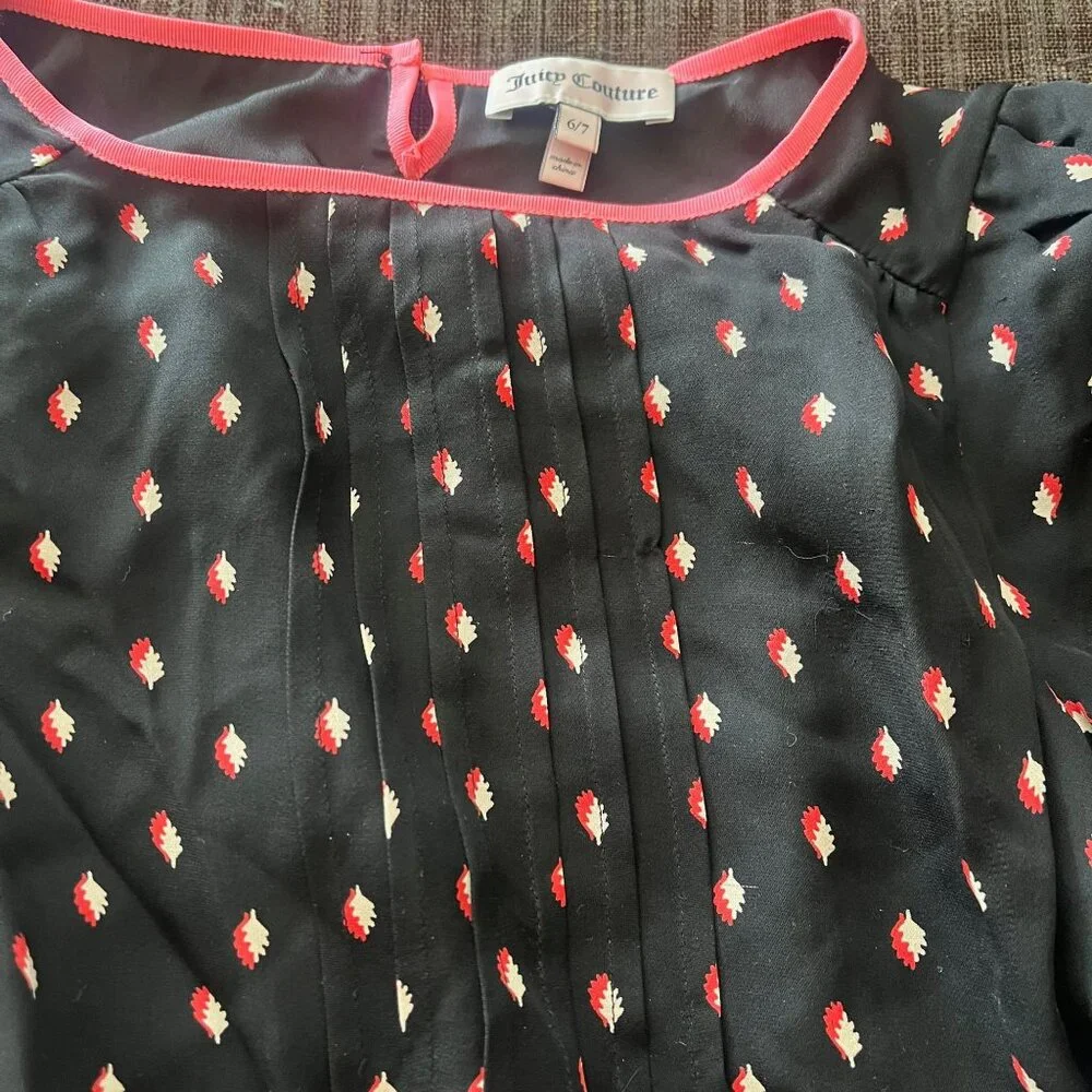 Juicy Couture Silk Girls Dress Size‎ 6/7